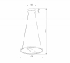 Подвесной светильник Occhio 40026/1 LED серый