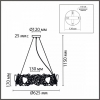 Подвесная люстра MW-Light Илвита 624011006