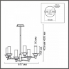 Интерьерная настольная лампа Bohemia Ivele Crystal AL7801 AL78100L/1-32 PD