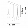 Люстра на штанге Vitaluce V3010 V3010-1/6PL