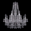 Подвесная люстра Bohemia Ivele 1403/8+4/195/h-60/Ni