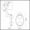 Подвесной светильник Eurosvet 7011 MR16 WH/GD белый/золото