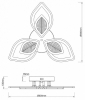 Потолочная люстра Escada Anise 10288/6LED