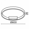 Трековый светильник Line DL18785NW20BM