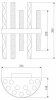 Настенный светильник Bogates Hollis 368/2