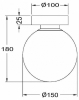 Настенно-потолочный светильник Maytoni Basic form MOD321WL-01W