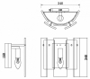 Настенный светильник Freya Ottimo FR5198WL-01BS