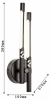 Настенный светодиодный светильник Favourite Wand 4098-2W