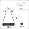 Потолочная люстра Мелодия Света SS1L 0000 30244