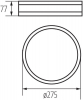 Потолочный светильник Kanlux Jasmin 270-B 29207