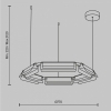 Подвесной светильник Flat MOD296PL-L40BS3K