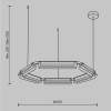 Подвесной светильник Maytoni Focus LED TR041-2-12W3K-BBS