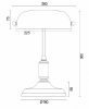 Настольная лампа Maytoni Kiwi Z153-TL-01-BS