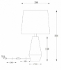 Настольная лампа Maytoni Calvin Table Z181-TL-01-B