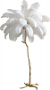 Торшер Ostrich Feather BRFL5014 white/antique brass