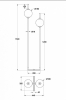 Торшер Maytoni The Sixth Sence Z020FL-L12BK