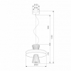 Подвесной светильник Titania 40028/1 LED белый