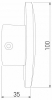 Настенный светильник Elektrostandard Mini Disc черный жемчуг MRL LED 1126 a061713