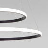 Подвесной светодиодный светильник Eurosvet Collars 90264/2 черный
