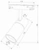 Трековый светодиодный светильник Elektrostandard Slim Magnetic 85011/01 a067378