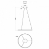 Подвесной светодиодный светильник Escada Void 10254/1LED Silver APP