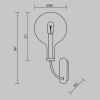 Бра Status MOD333WL-01B