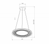 Подвесной светильник Parafe 40024/1 LED серый