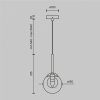 Подвесной светильник Basic form MOD521PL-01G1